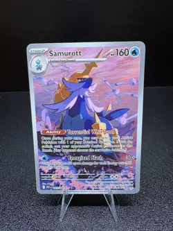 Samurott - 107/086 - Pokemon White Flare Illustration Rare NM - Image 1