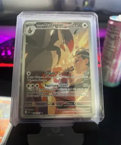 Pokemon TCG Larry's Staraptor 249/217 IR Full Art Holo 150 HP EN - Image 1