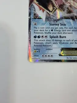 Gyarados EX 26/122 XY BREAKpoint Holo Rare 2016 English Pokemon Card TCG - Image 3