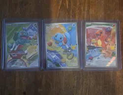 Pokemon First Partner Series 1 Kanto Set Charmander Squirtle Bulbasaur - Image 1