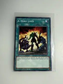 BLC1-EN158 A Hero Lives : Common 1st Edition YuGiOh Card - Image 1