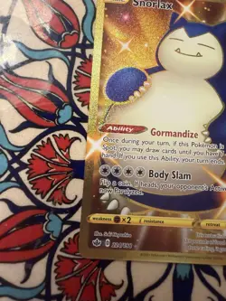 Pokemon TCG Snorlax Chilling Reign 224/198 Holo Secret Rare - Image 4