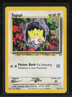 Pokemon 2000 Neo Genesis Togepi #51/111 - Image 1
