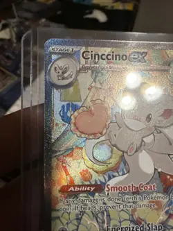 Cinccino ex 119/086 Me04: Chaos Rising Special Illustration Rare Pokemon TCG NM - Image 3