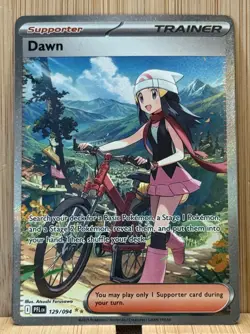 Pokemon Dawn 129/094 SIR Special Illustration Full Art Phantasmal Flames Holo NM - Image 1
