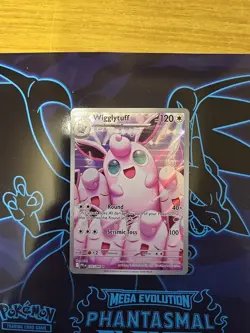 WIGGLYTUFF 2025 POKEMON PHANTASMAL FLAMES ILLUSTRATION RARE 105/094 Q1991 - Image 1