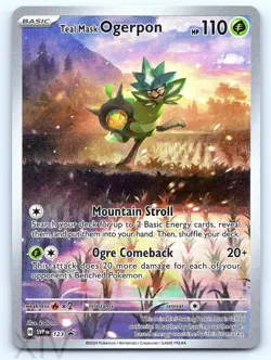 Teal Mask Ogerpon 123 Pokemon Scarlet & Violet Promo - Image 1