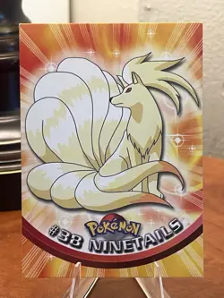 Ninetales-38-Pokemon 1999 Topps Black Logo-NM - Image 1
