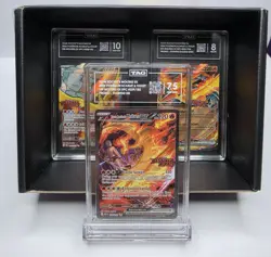 Pokemon TCG Destined Rivals - Team Rocket's Moltres Stamped Promo Set - Image 1