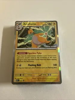 Chaos Rising Build & Battle Deck Pokemon Ampharos MEP 075 SEALED - Image 1