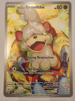 Hisuian Growlithe - 181/167 - SV06: Twilight Masquerade (TWM) - Image 1