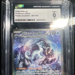 Pokemon TCG Chien-Pao ex Scarlet & Violet - Cgc Grade 9 - Image 4