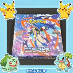 Pokemon Japanese Ninja Spinner M4 Booster Box Mega Evolution EX New Sealed 1pc - Image 1