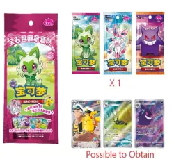 Pokemon Chinese NEW Exclusive 2026 Gem Pack Badges Set Sealed Case - Image 2
