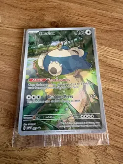 Snorlax SVP 051 Full Art Black Star Promo Pokemon Scarlet & Violet 151 Sealed - Image 1