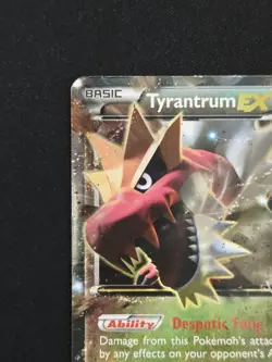 Tyrantrum EX Pokemon XY70 Tyrantrum Ex Box Black Star Promo Holo Rare 2015 HP - Image 3