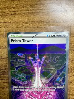 Prism Tower 111/086 Secret Rare Holo Trainer-Stadium CRiEN Eng - Image 3