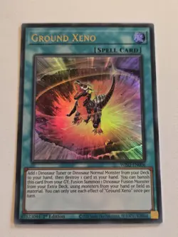 Ground Xeno WISU-EN006 Ultra Rare Yugioh 1st Edition Mint +2 FREE Secret Rare - Image 1