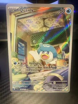 QUAXLY 206/193 ILLUSTRATION RARE PALDEA EVOLVED POKEMON NM - Image 1