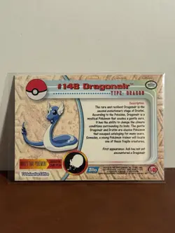 LP 2000 Topps Pokemon TV Series 3 Non Holo #148 Dragonair - Image 2