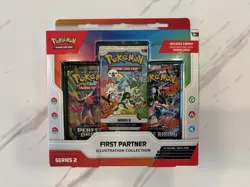 New Lot of 3 Pokemon TCG First Partner Pack Illustration Collection Series 2 - Image 2