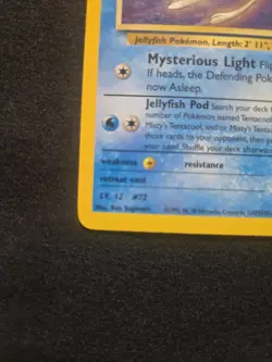 Pokemon Misty's Tentacool 32/132 Gym Heroes WOTC 2000 Unlimited Non-Holo Rare - Image 4