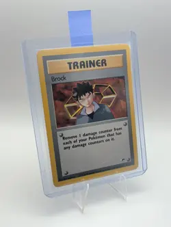 Brock - 98/132 Regular Rare English Gym Heroes Pokemon Card MP - Image 3