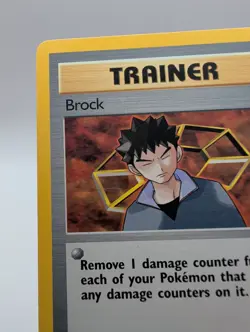 Brock - 98/132 Regular Rare English Gym Heroes Pokemon Card MP - Image 5