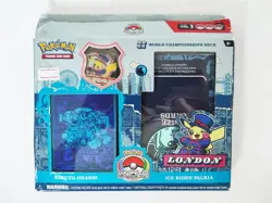 2022 NINTENDO POKEMON TCG CARD SET - WORLD CHAMPIONSHIP DECK LONDON - GREAT COND - Image 1
