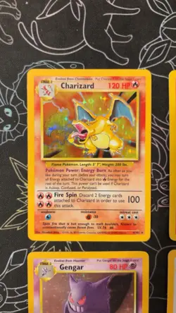 Vintage Pokemon Card Lot 1st Edition Shadowless Nidoking Zapdos Charizard - Image 2