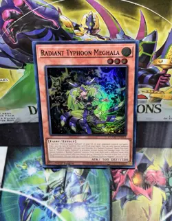 Yugioh Radiant Typhoon Meghala DOOD-EN012 1st Edition Super Rare NM Presale - Image 1