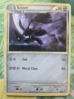 Scizor - HGSS3 - UD: Undaunted (7/90) Holo Rare Pokemon Card LP - Image 1