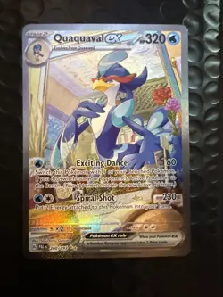 Pokemon TCG Quaquaval EX Paldea Evolved Special Illustration Rare Card 260/193 - Image 1