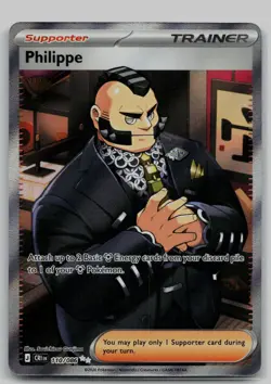 Philippe 110/086 Holo Ultra Rare Chaos Rising Pokemon Near Mint - Image 1