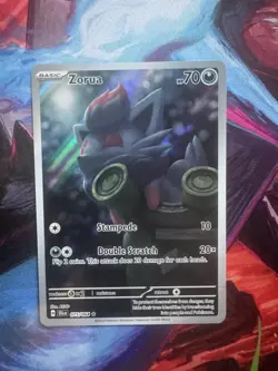 Pokemon TCG Zorua 075/064 Shrouded Fable Illustration Rare - Image 1