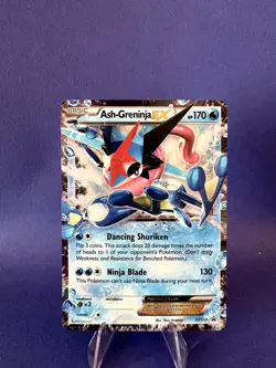 Ash-Greninja EX XY133 Holo Promo XY Promo Pokemon Heavily Played - Image 1
