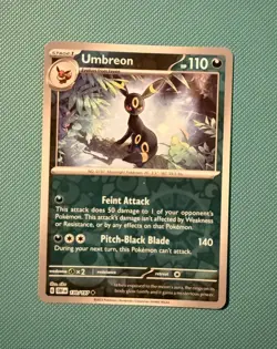 Pokemon Umbreon 130/197 Scarlet & Violet 03: Obsidian Flames Reverse Holo NM - Image 1