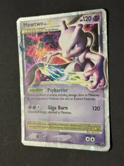 Pokemon Mewtwo LV.X DP28 Black Star Promo Holo Rare HP/DMG - Image 2