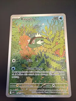 Basculin Illustration Rare 108/086 White Flare Pokemon TCG NM - Image 1