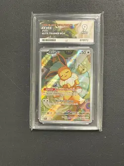 2025 Eevee SVP173 Pokemon Prismatic Evolutions ETB Promo ACE 9 - Image 1