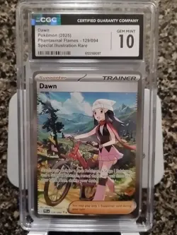 Pokemon Dawn Phantasmal Flames Special Illustration Rare 129/094 CGC-10 - Image 1