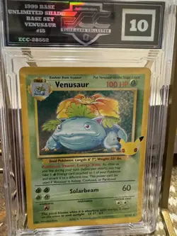 2021 POKEMON CELEBRATIONS ECC-10 NOT PSA-10 #15 VENUSAUR-HOLO - Image 1