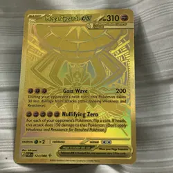 Pokemon TCG Perfect Order Hyper Rare Gold Mega Zygarde EX Full Art 124/088 - Image 1