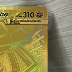 Pokemon TCG Perfect Order Hyper Rare Gold Mega Zygarde EX Full Art 124/088 - Image 4