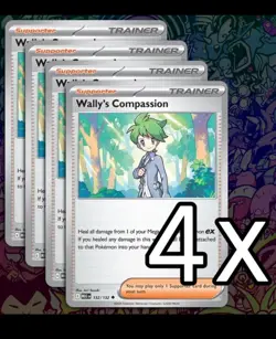 4x Wally's Compassion 132/132 - ME01: Mega Evolution - Pokemon TCG - Image 1