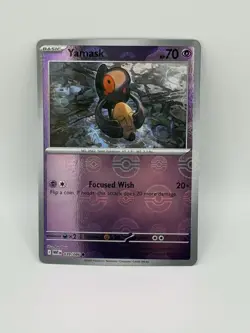 Pokemon TCG Yamask Master Ball Pattern 039/086 Sv White Flare NM - Image 1