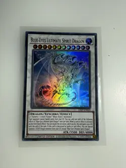 Yugioh Blue-Eyes Ultimate Spirit Dragon 25LP-EN020 Ultra Rare Limited Edition - Image 1