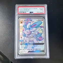 Pokemon Hidden Fates Shiny Vault Sylveon GX SV76/SV94 PSA9 - Image 1