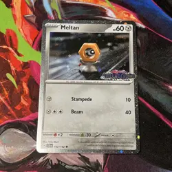 [Stamped] Meltan 102/142 Stellar Crown Stamped Cosmo Foil - Pokemon TCG Promo - Image 1