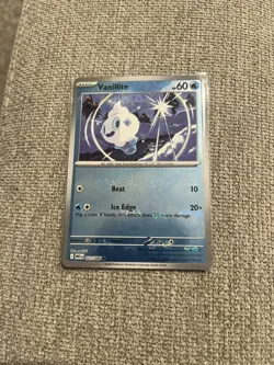 Pokemon Vanillite 27/86 Master Ball Holo White Flare NM - Image 2